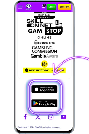 Tap app installation button