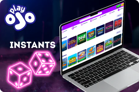 PlayOJO casino instant win games