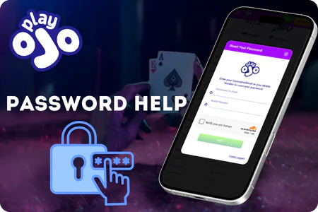 PlayOJO UK login password recovery options