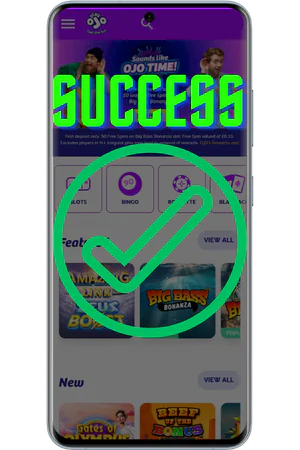 Successful login